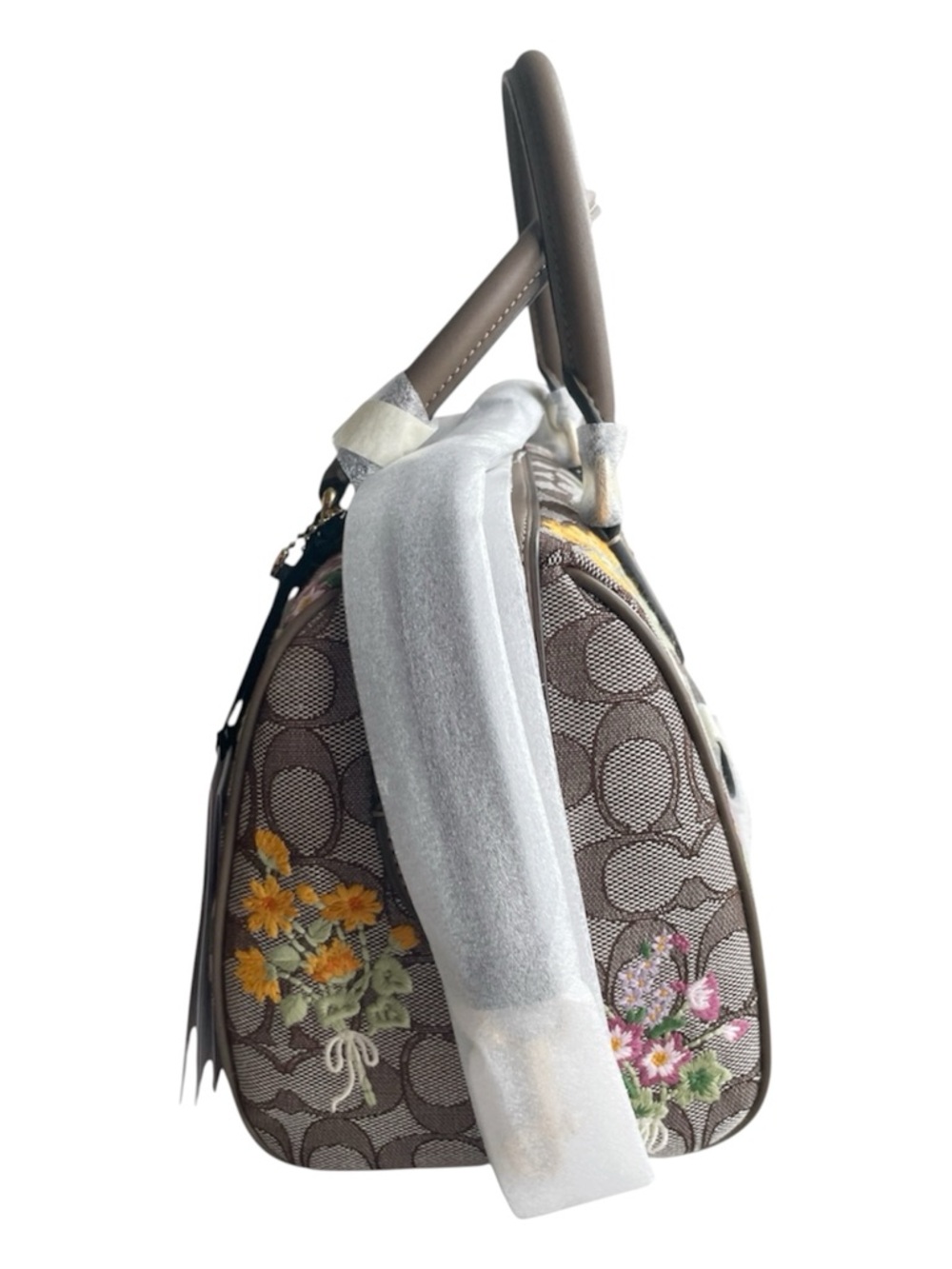 NWT Coach Rowan Crossbody Bag Signature Jacquard with Floral Embroidery CDY31 - Picture 4 of 6